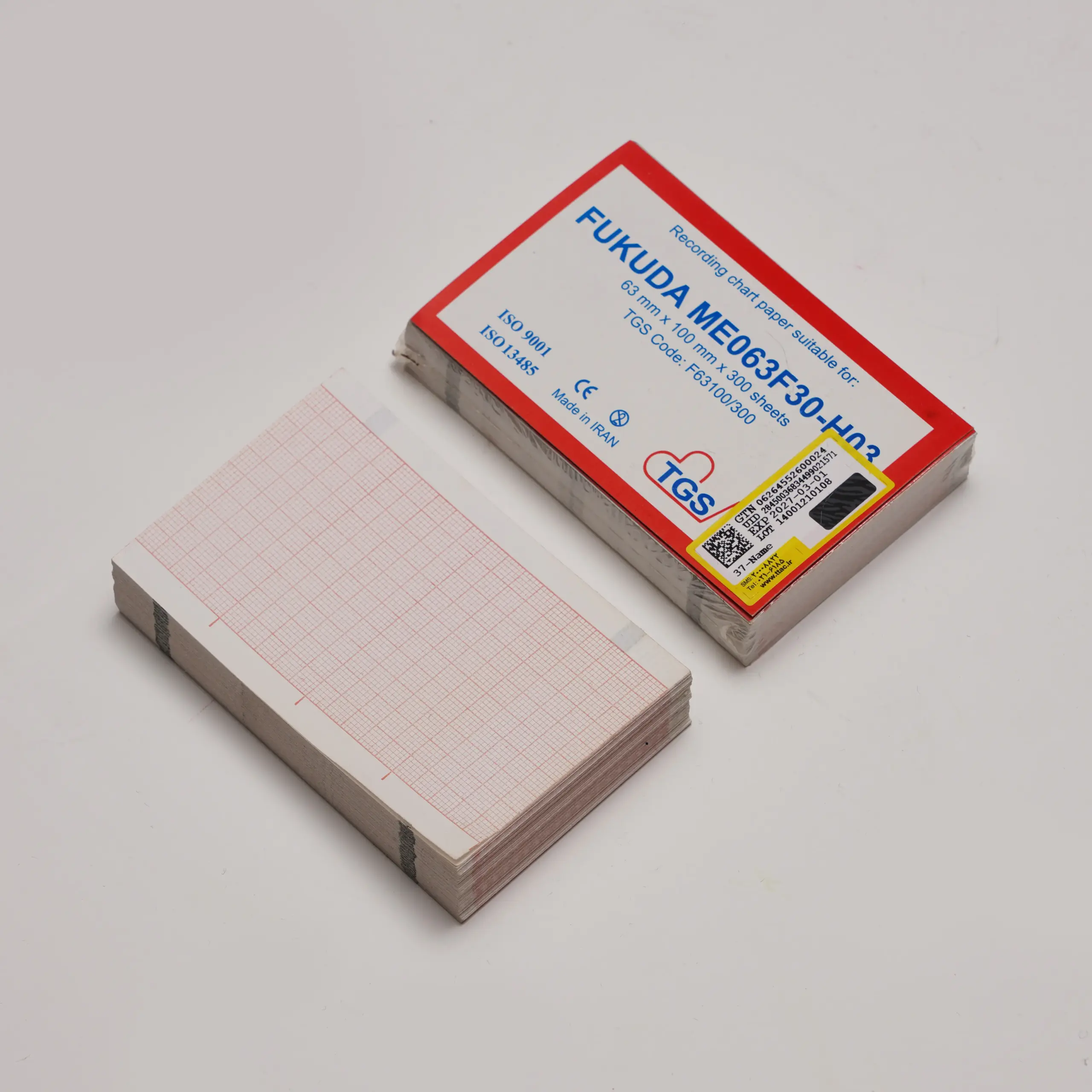 کاغذ نوارقلب کتابی فوکودا 100×63 میلیمتر