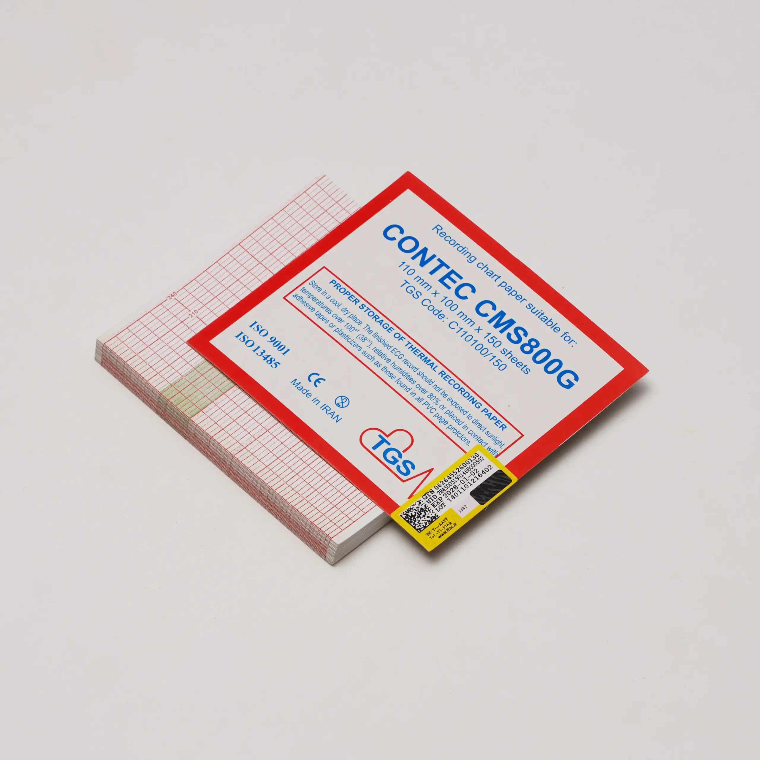 کاغذ فتال مانیتورینگ کتابی کانتک 100×110میلیمتر - تصویر 2